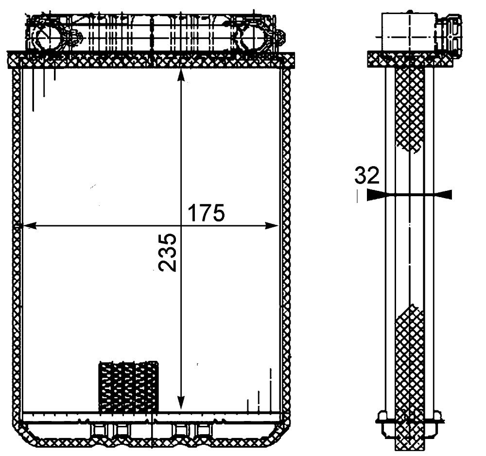 MAHLE Wärmetauscher, Innenraumheizung AH77000P