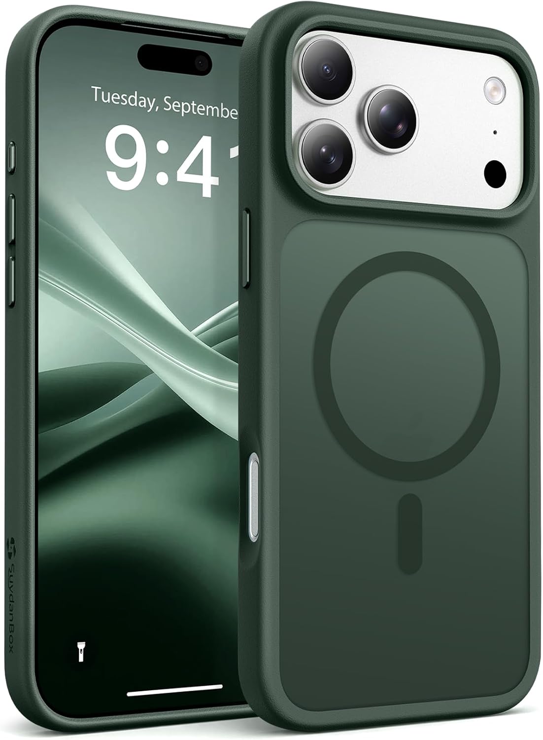 Magnetic for iPhone 18 Pro Max/17 Pro Max Case, Forest Green