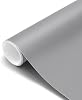 seonta Self-Adhesive Matt PVC Film Thickened Kitchen Cabinet Sticker for Furniture, Waterproof Vinyl Decorative Film, Grey, 61 x 500 cm Roll