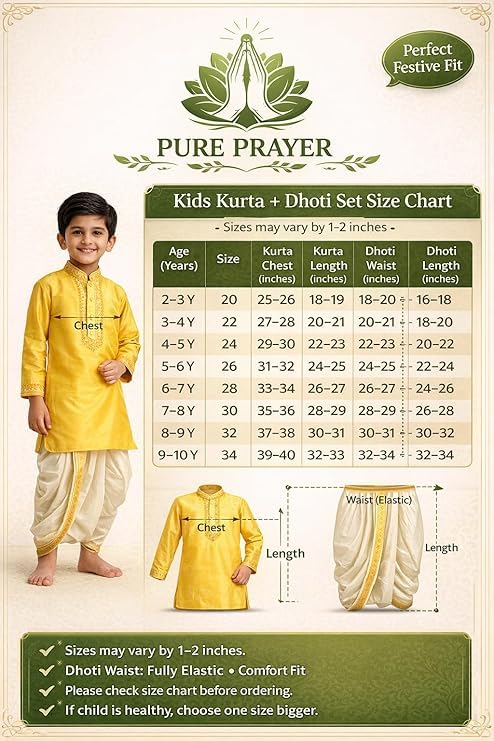 Image of Boys Dhoti Kurta Set Sherwani Style for Kids | Ethnic Traditional Kids Wear with Patiala Dhoti & Dupatta | Wedding Dress for Boys | Indian Cultural Outfit for Puja Festival Party
