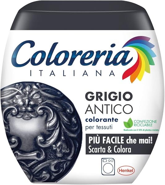 Coloreria Italiana Grey Dye for Fabrics 1 Pack