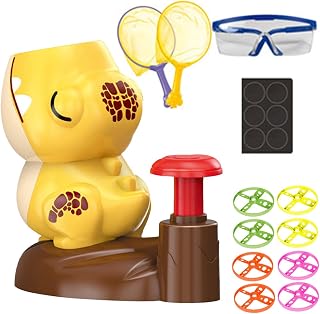 Brinquedo lançador de disco - Atiradores de Disco de Brinquedos Voadores de Forma de Dinossauro para Crianças,Brinquedo giratório disco voador lançador de brinquedos internos e externos, ótimas Ngumms
