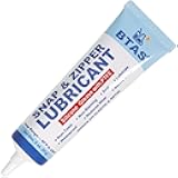 Zipper Lubricant for Plastic and Metal, Zipper Ease Lube Silicone Grease for Boat Canvas Cooler Bags Clothes Dresses with PTFE Marine Grade 2 Oz