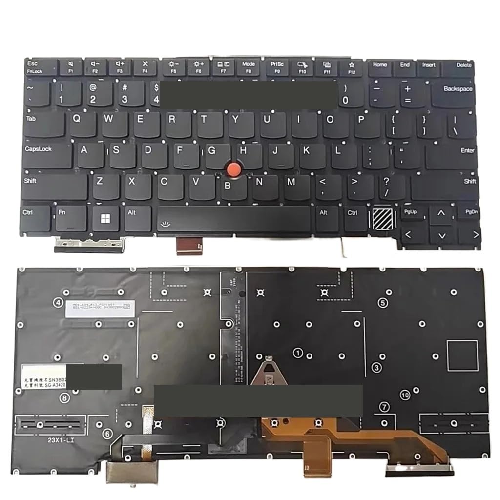 Nouveau clavier QWERTY JP Swiss UK US for ThinkPad X1 Carbon 12th Gen2024