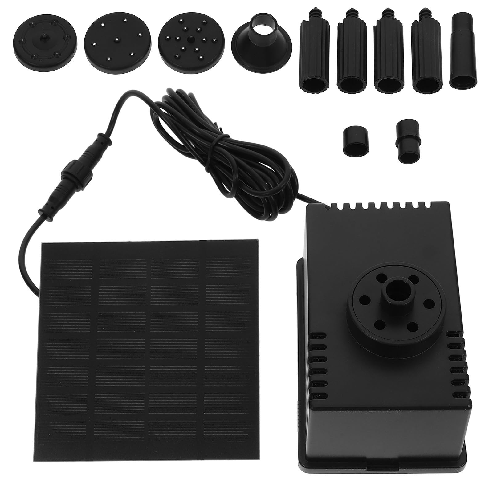 Bomba de Fuente Solar 7v 1.5w 180 L/h Motor sin Escobillas