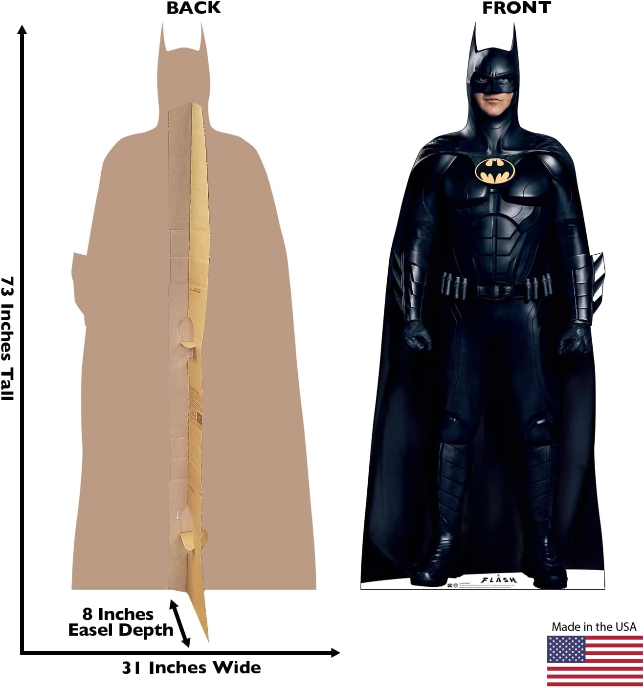 Cardboard People Batman Cardboard Cutout Standup - WB The Flash (2023 Film)