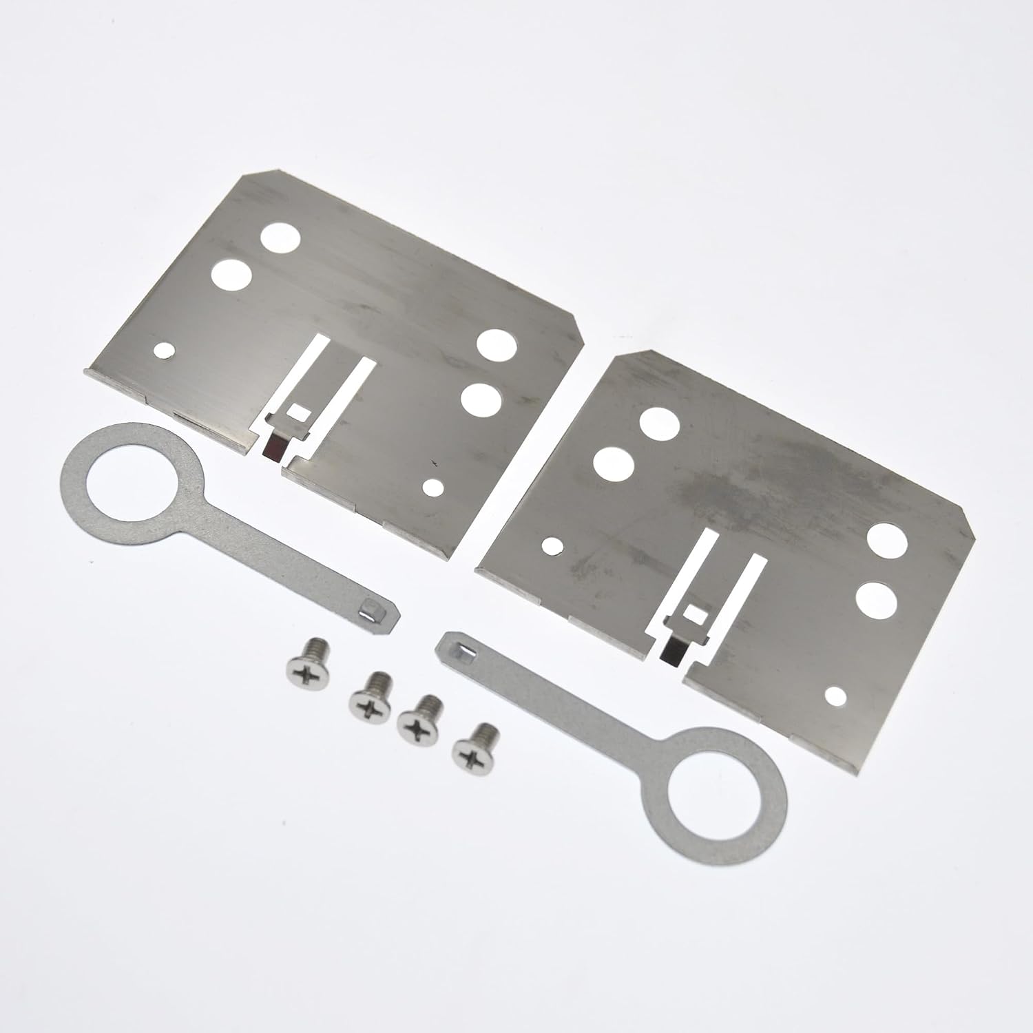 Universal Double DIN Cage Kit Compatible US Vehicle 100x180mm | Complete installation accessories included.Heavy-duty galvanized steel, rust-proof.Adjustable depth brackets.