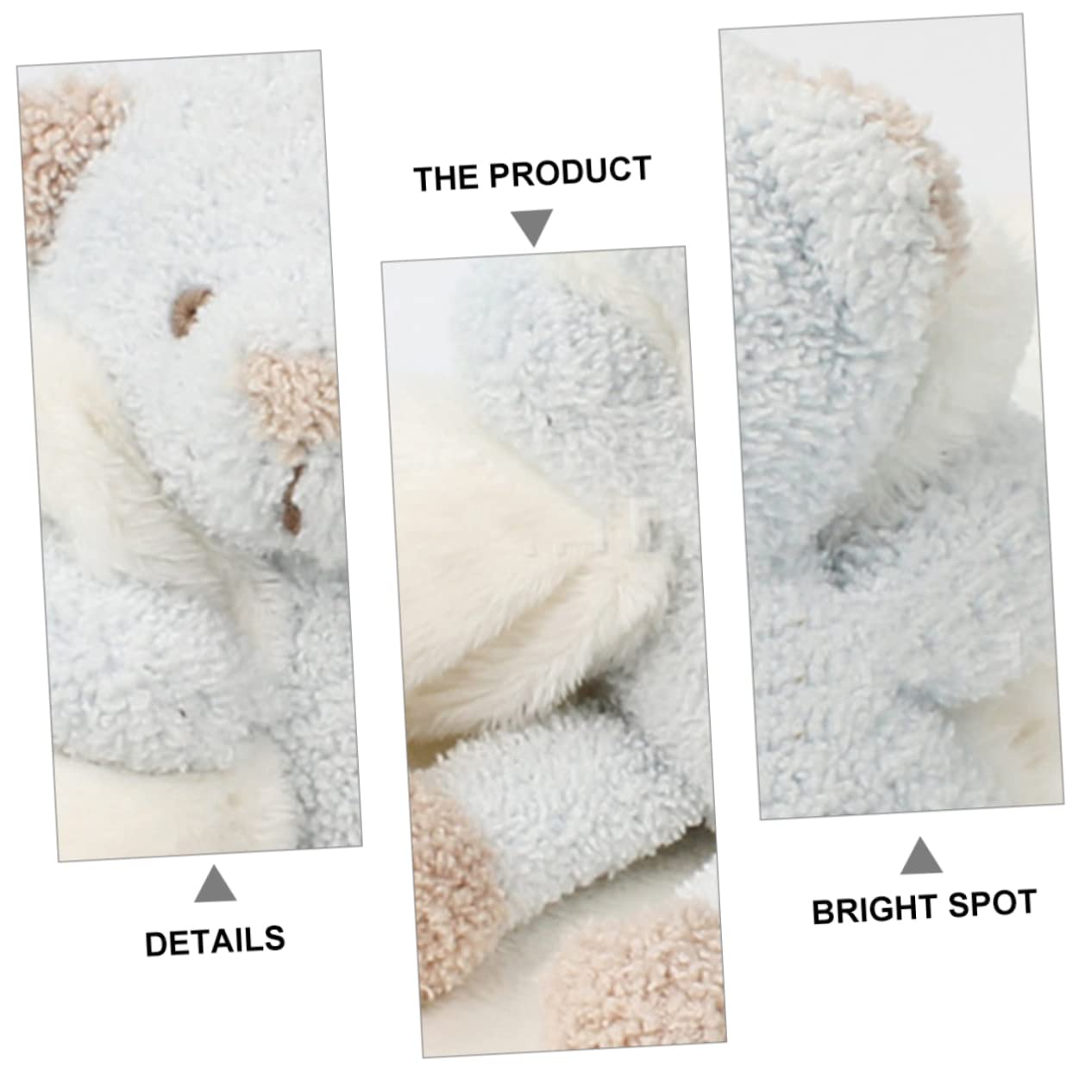 Cabilock 3stücke Pacifying Doll Niedliches Schmusetuch Für Neugeborene Beruhigende Spielzeugpuppe Aus Hautfreundlichem Material Für Kinderwagen Und Krippen Sorgt Für Und