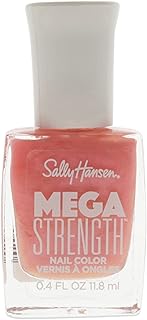 Mega Strength Nail Polish, Sally Sells Sea Shells, 0.4 Fl Oz