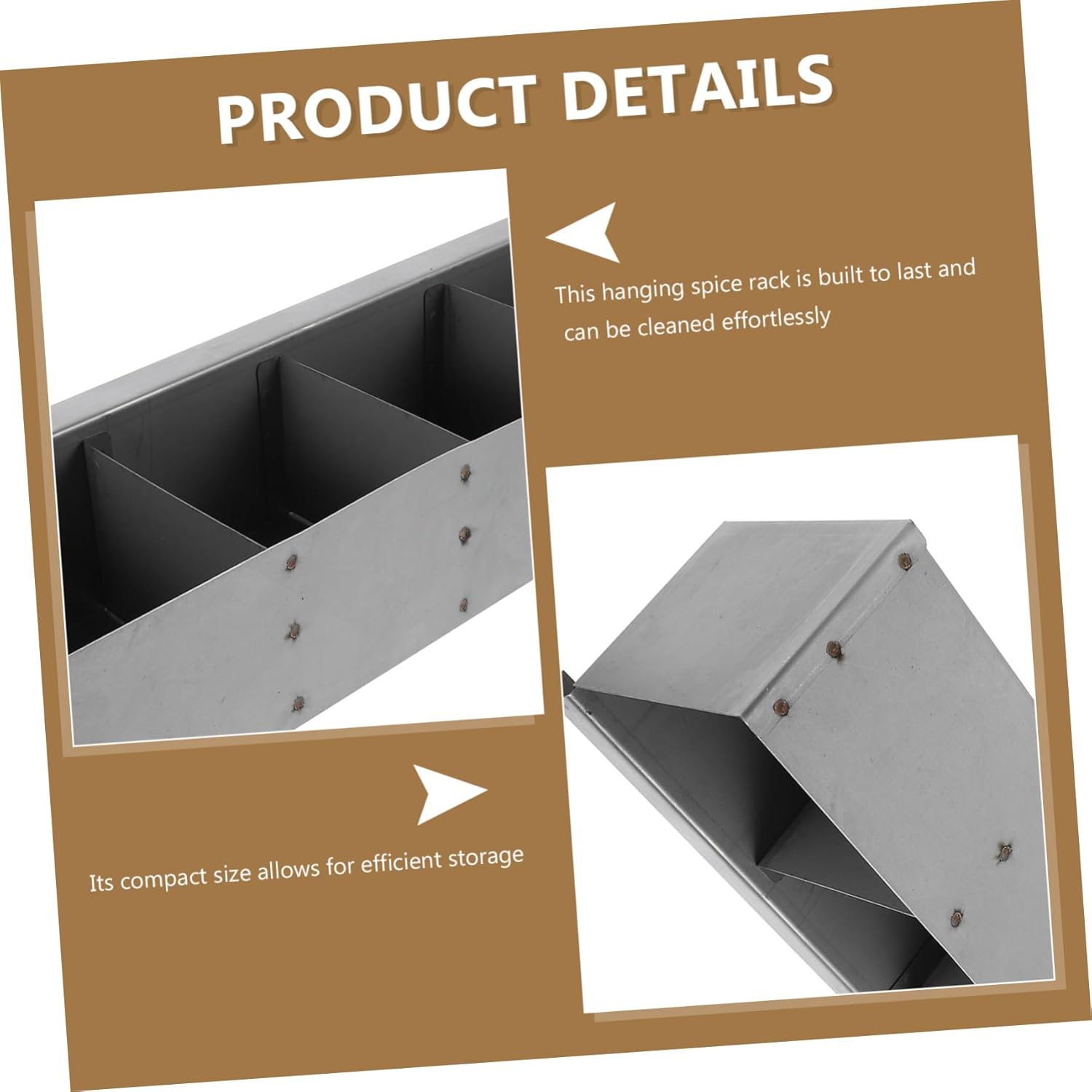 UPKOCH Commercial Hanging Spice Rack for Outdoor BBQ Grill Wooden Seasoning Storage Box with Hooks for Charcoal Grill Condiment Organization and Picnic Accessories