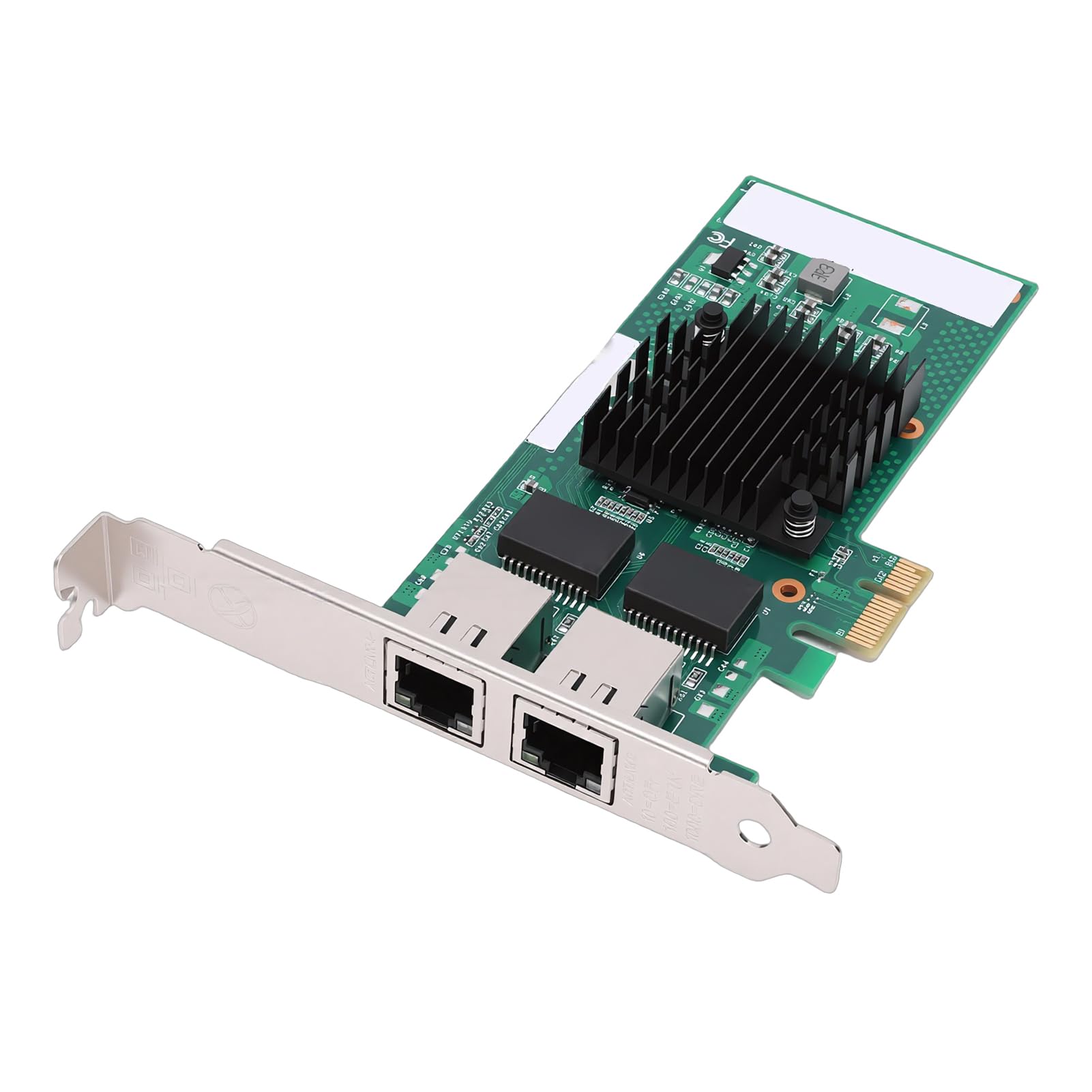 SIXRUN Scheda di Rete PCIe Gigabit Ethernet a Doppia Porta, Controller