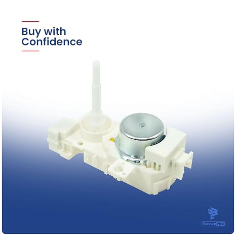 ForeverPRO W10849439 Dishwasher Motor Replacement - Fits Whirlpool Motor, Compatible with Whirlpool Diverter Motor W10537869 W10195076 W10476222