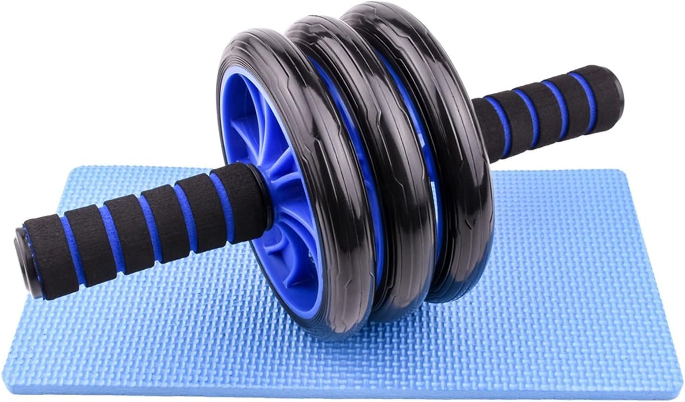 Bauchrad-Übungsroller mit Widerstandsbändern, Trainingsgerät für Kernfitness, bestes Bauchtraining
