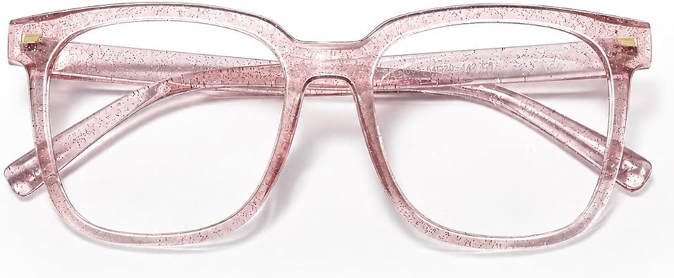 PANNER Oversized Square Blue Light Blocking Glasses Anti Glare Computer Glasses