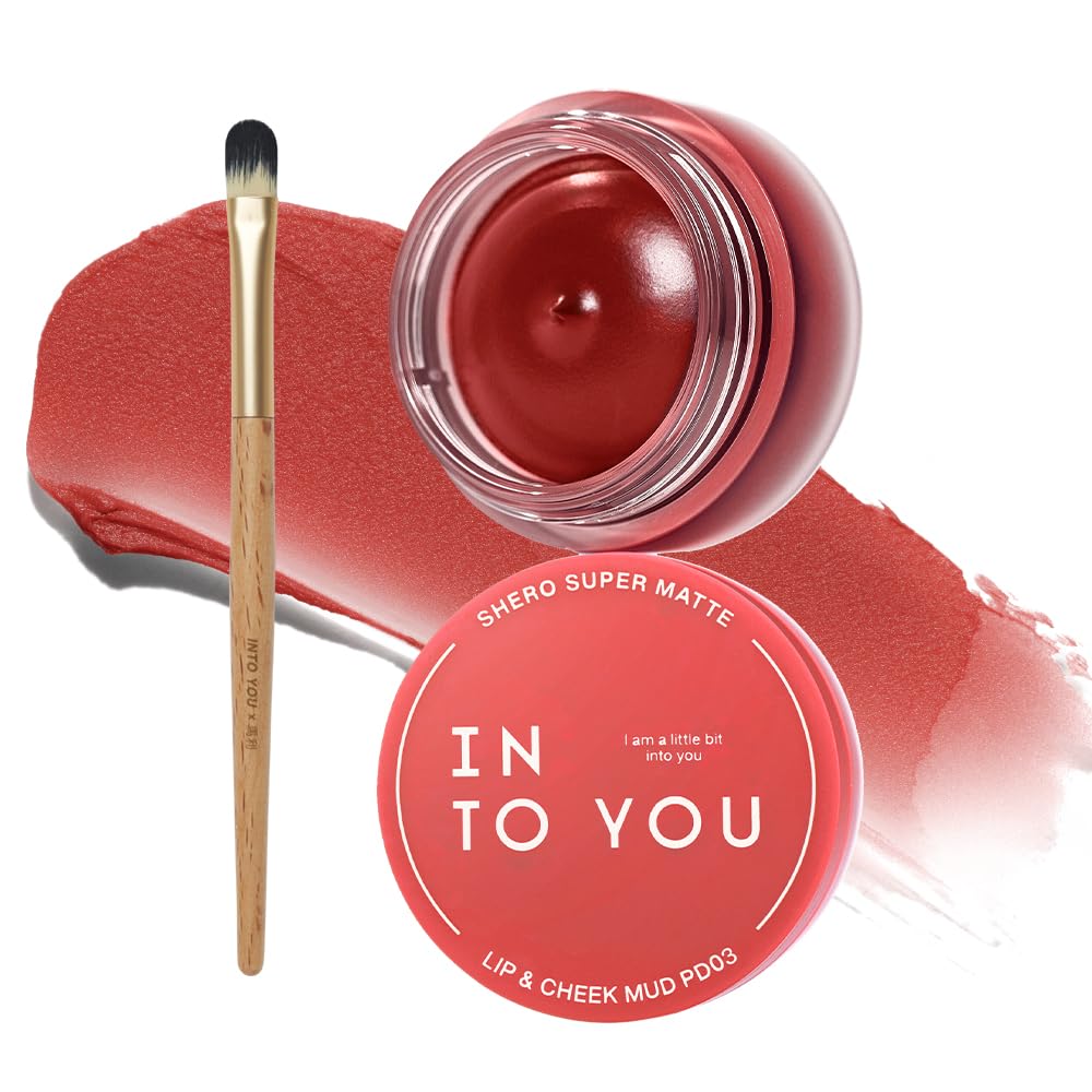 INTO YOU Matte Liquid Lipstick for Women, Canned Long Lasting Red Lipstick Waterproof with Lip Brush, No Transfer, High Pigmented with Lightweight Lip