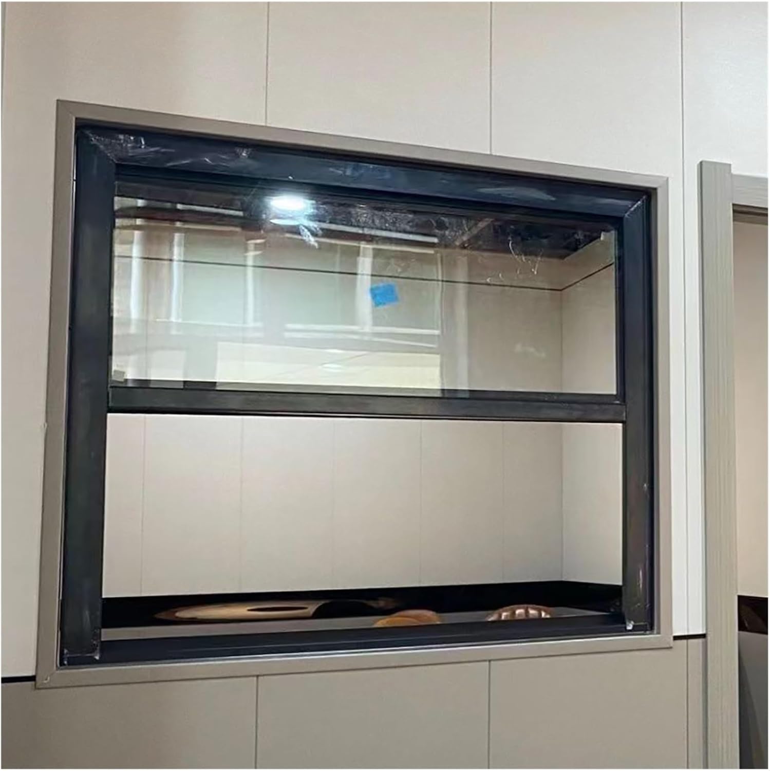 Concession Window Aluminum Alloy Food Truck Service with Horizontal Sliding Screen Windows,Flush Mount Aluminum Alloy Household Sliding Windows, Aluminum Alloy Food Truck Serving Window Door