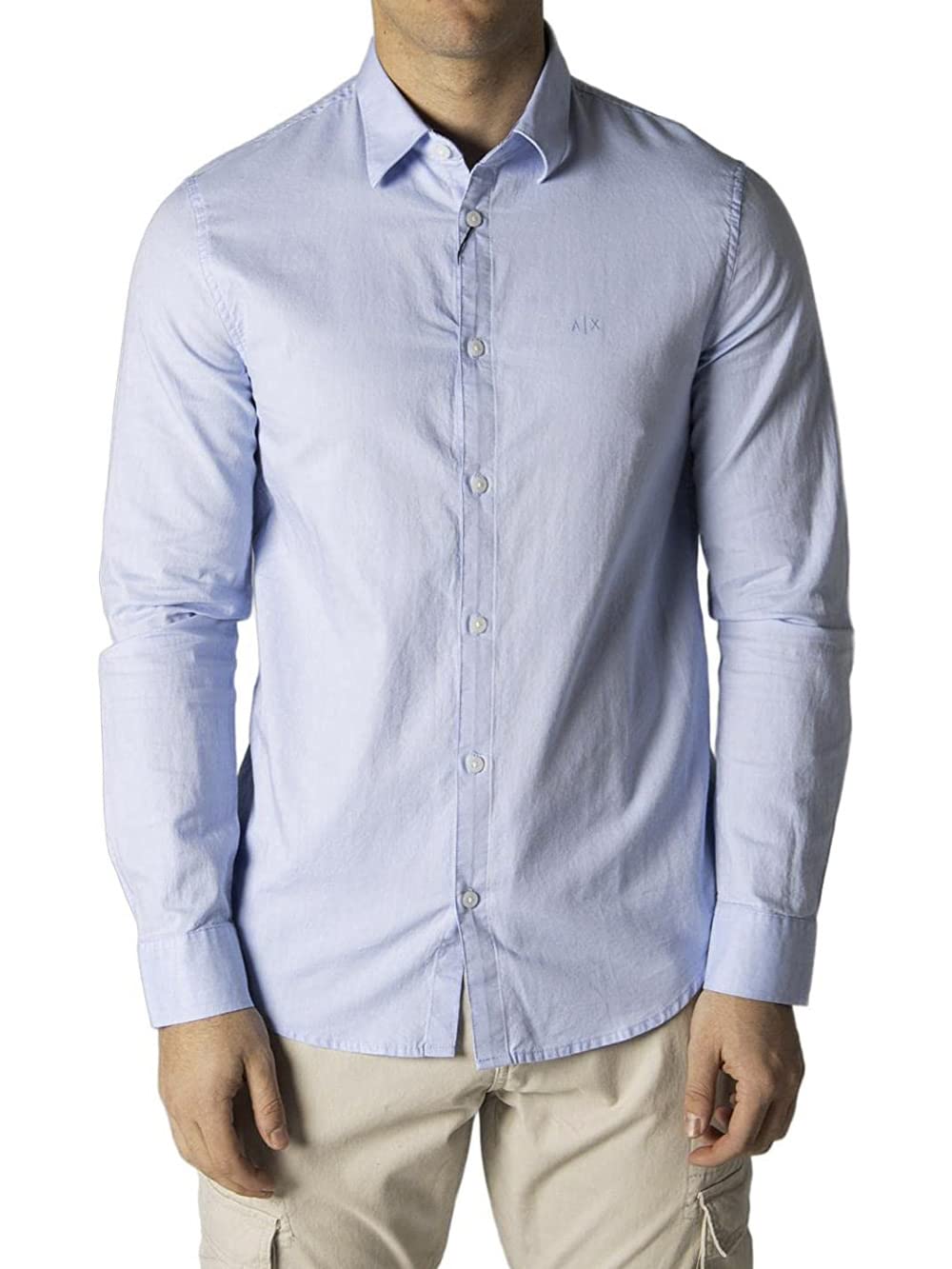 Armani Exchange Slim Fit Oxford Button Up Shirt Shirt,