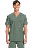 Cherokee Scrub for Men's Tuckable V-Neck Top with 1 Chest Pocket, Pen Slot, Ultra Soft, Durable, 2-Way Stretch Fabric- WW690