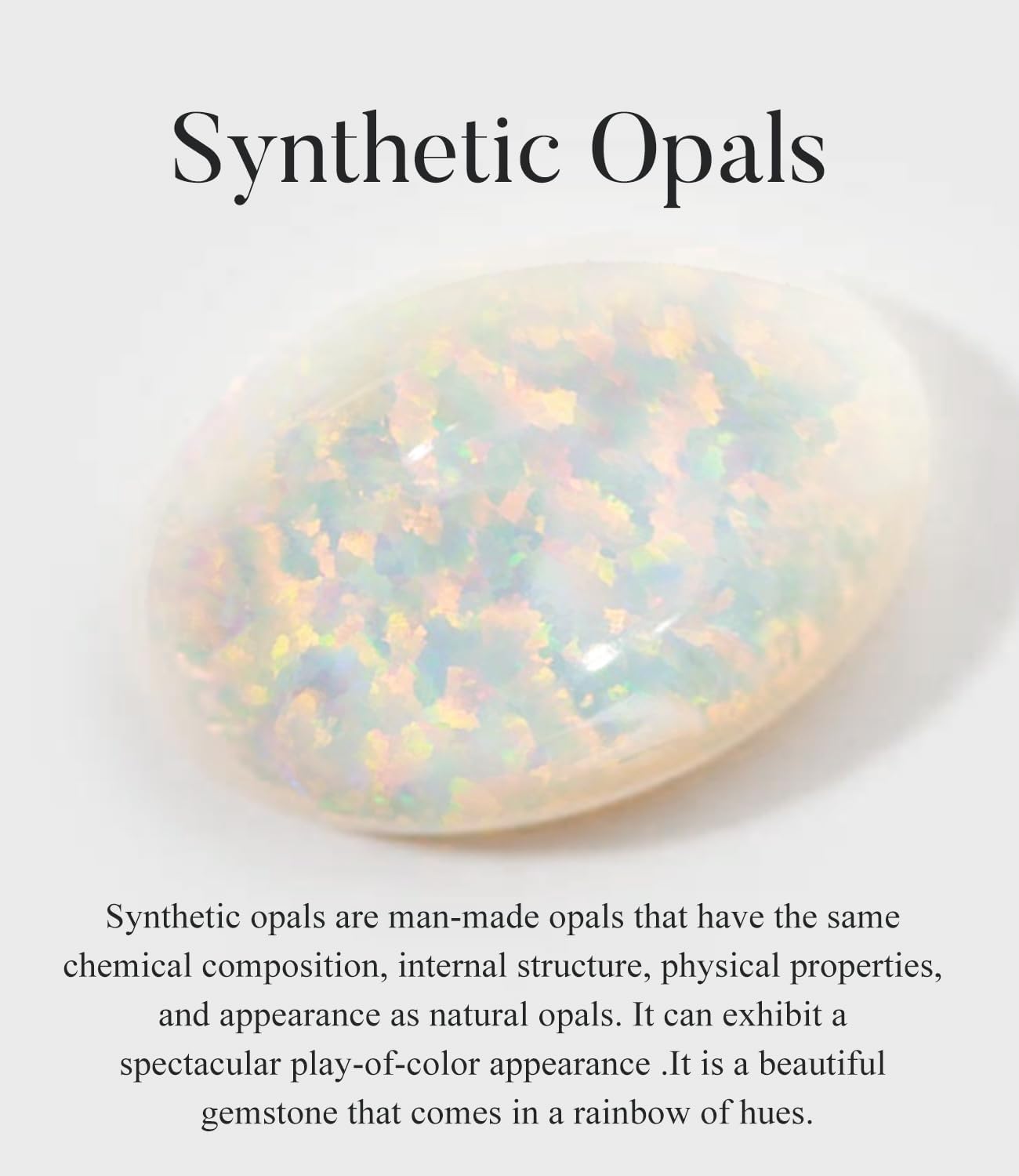 White Opal Rings for Women Oval 925 Sterling Silver Engagement Ring for Wedding Promise Oval October Birthstones Jewelry for Wife Size 5 to 13 - Image 5