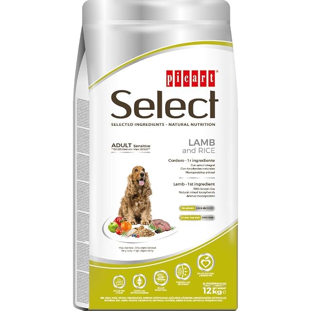 SELECT Picar Sensitive Lamb&Rice 12KG