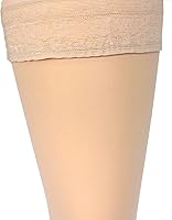 Vista 27 de Truform Medias de compresión transparentes, 30-40 mmHg, longitud alta hasta el muslo para mujer, 30 denier, desnudo, L