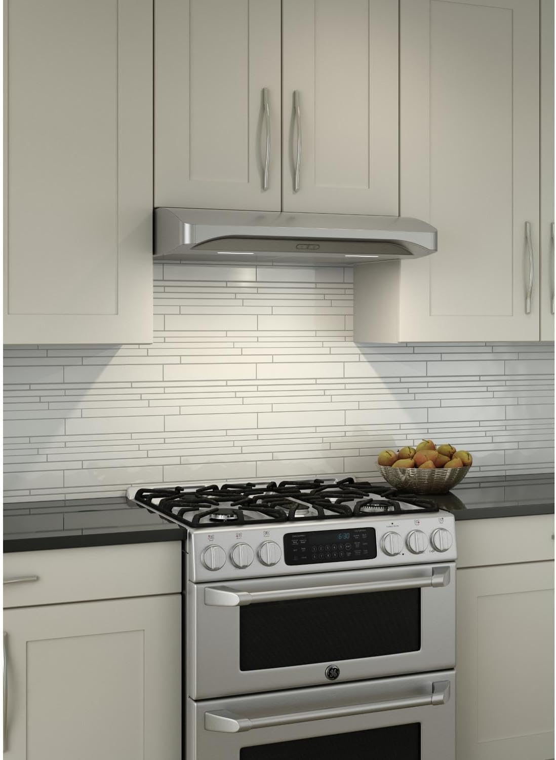 Broan® Elite 30-Inch Convertible Under-Cabinet Range Hood, Stainless Steel, 375 Max Blower CFM