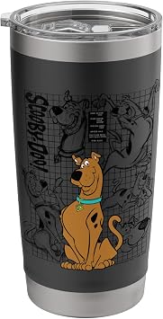 Scooby Doo Grid Style Stainless Steel Insulated Tumbler