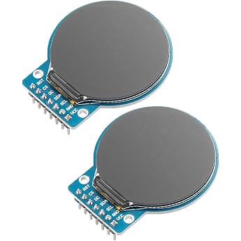 2 pieces GC9A01 1.28 inch circular TFT screen for Arduino RGB IPS
