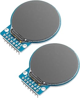 2 Stücke GC9A01 1,28-Zoll kreisförmiger TFT-Bildschirm für Arduino RGB IPS HD 240 x 240 Auflösung SPI Schnittstelle LCD Di...