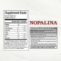 Vista 7 de Nopalina Flax Seed Plus Capsules 240 Capsules