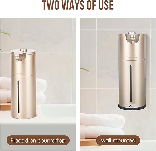 Miniatura 4 de Dispensador automático de jabón sin contacto, cocina y baño, manos libres, volumen ajustable, batería de larga duración, compatible con jabón grueso