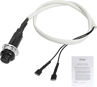ATKKE 69871 Electronic Igniter Switch/Button for Weber Spirit 210, 220, Spirit E310, 320, Spirit SP310, 320 Grills with Front Mount Control Knobs, Fit for Weber 69851, 69850