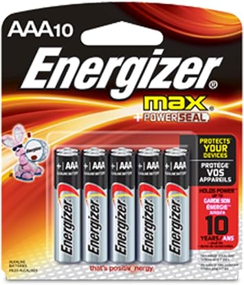 Energizer Max 10xAAA Alkaline Battery E92BP10