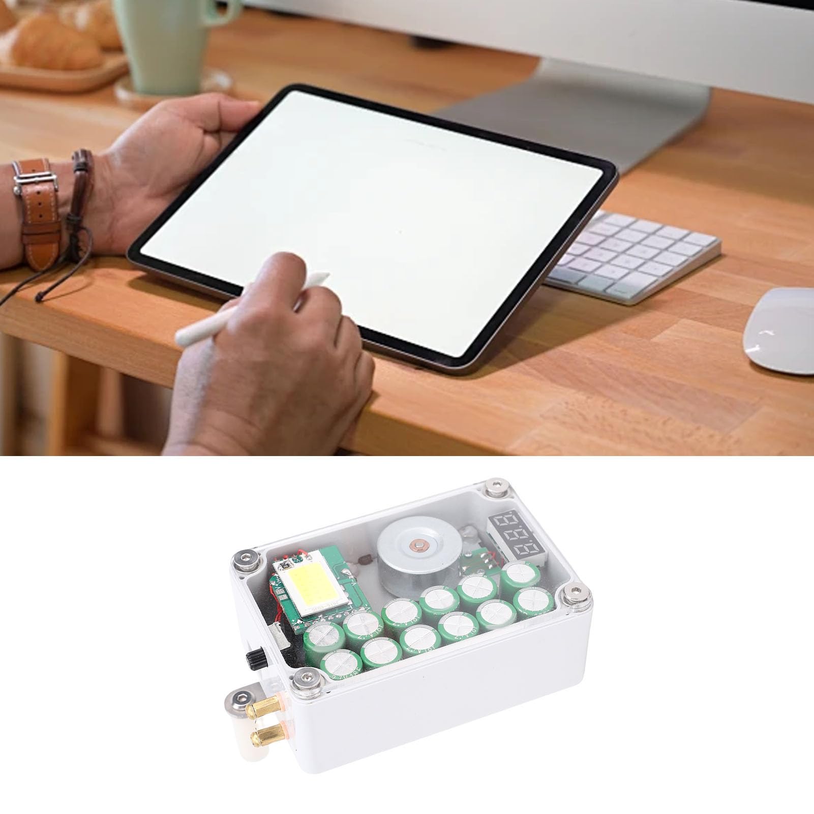 Bewinner Generatore Portatile a Manovella Caricabatterie USB Ad Alta Efficienza Energetica per attività All'aperto Smartphone Tablet