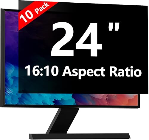 Miniatura 45 de Protector de pantalla de privacidad para computadora de 20 pulgadas con HP Dell Acer Asus Samsung LG y más, filtro de protección de seguridad
