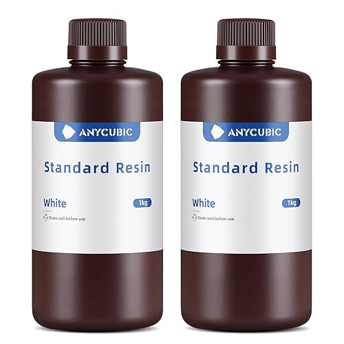 Vista 133 de ANYCUBIC - Resina para impresión 3D de gran compatibilidad para todas las impresoras LCD y DLP, antiamarilleo y de gran transparencia, resistente