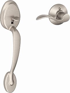 Schlage Lock FE285 PLY 619 Acc RH Plymouth Front Entry Handle Accent Right-Handed Interior Lever (Satin Nickel)