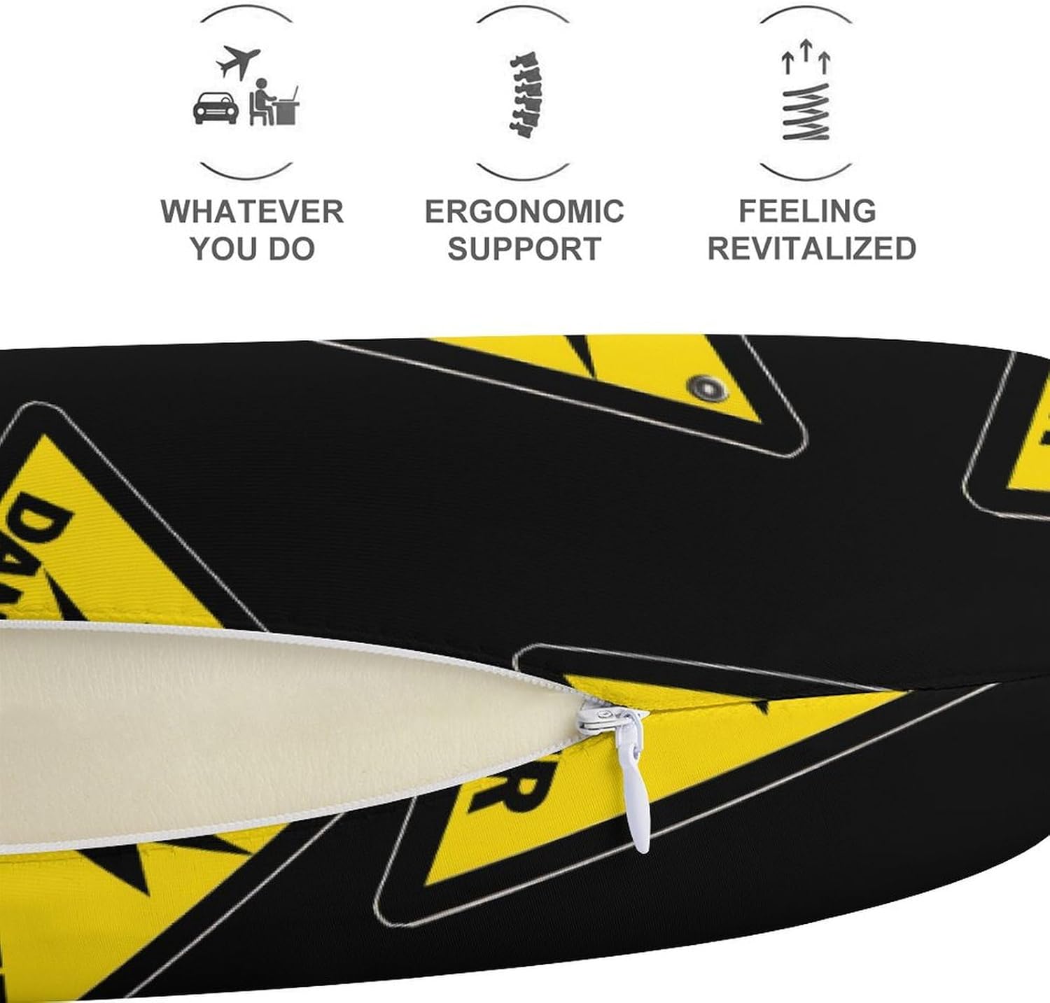 Thunder Danger Memory Foam Pillows U Shaped Travel Neck Pillow