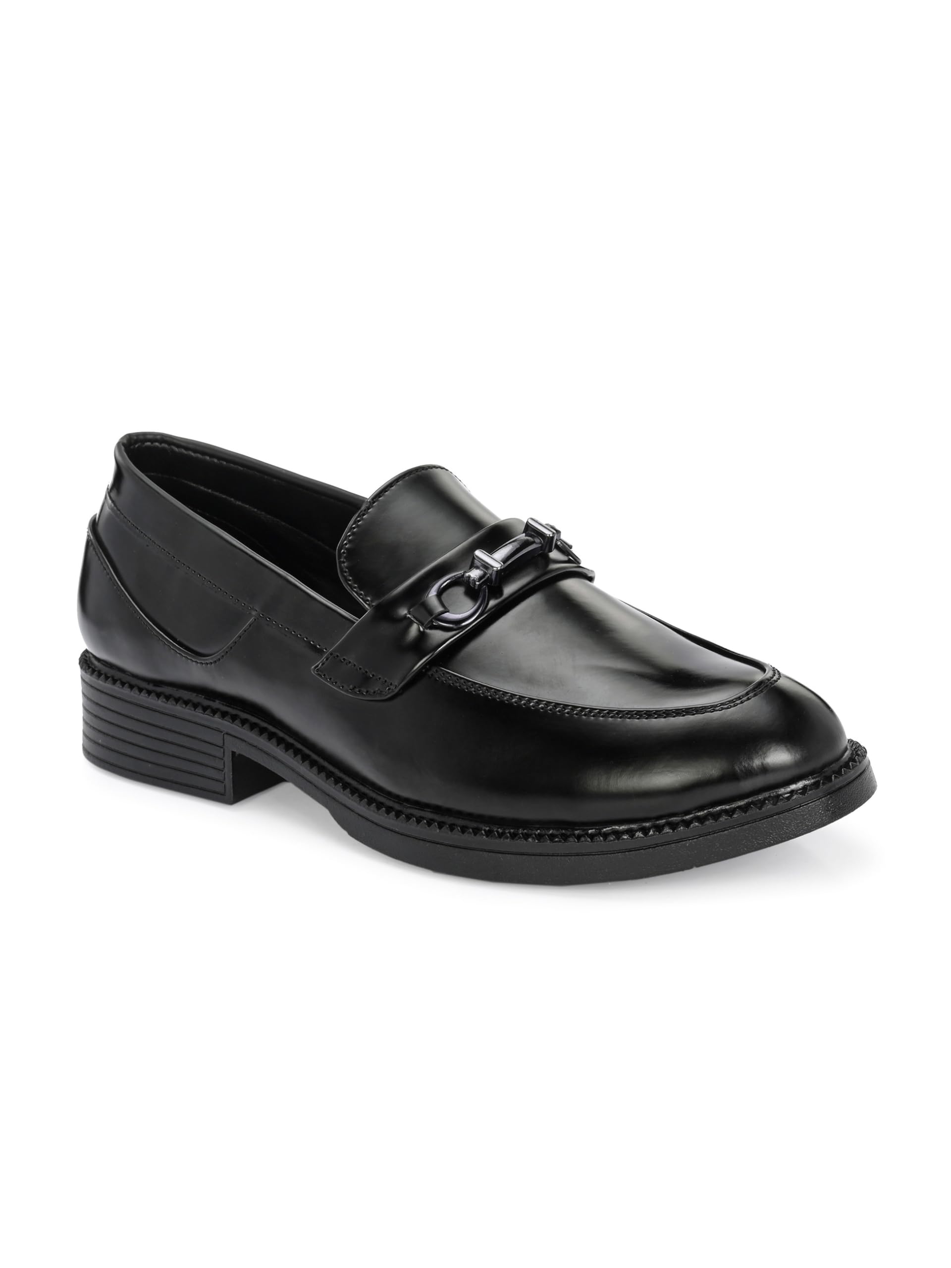 STANPHORD Men Formal Loafer Shoes Black - Image 1