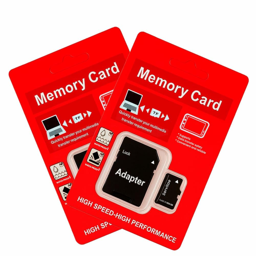 Memoria Micro TF de 1 TB 1 Tera con adaptador, paquete de 2