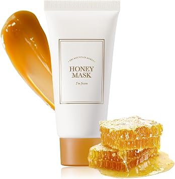 Im from Honey Mask 1.01 Fl Oz, Wash Off Face Mask, 38.7% Korean Honey, Deep Moisturization for 48 hours, Nourishment, Clear Complexion for Dry, Combination Skin