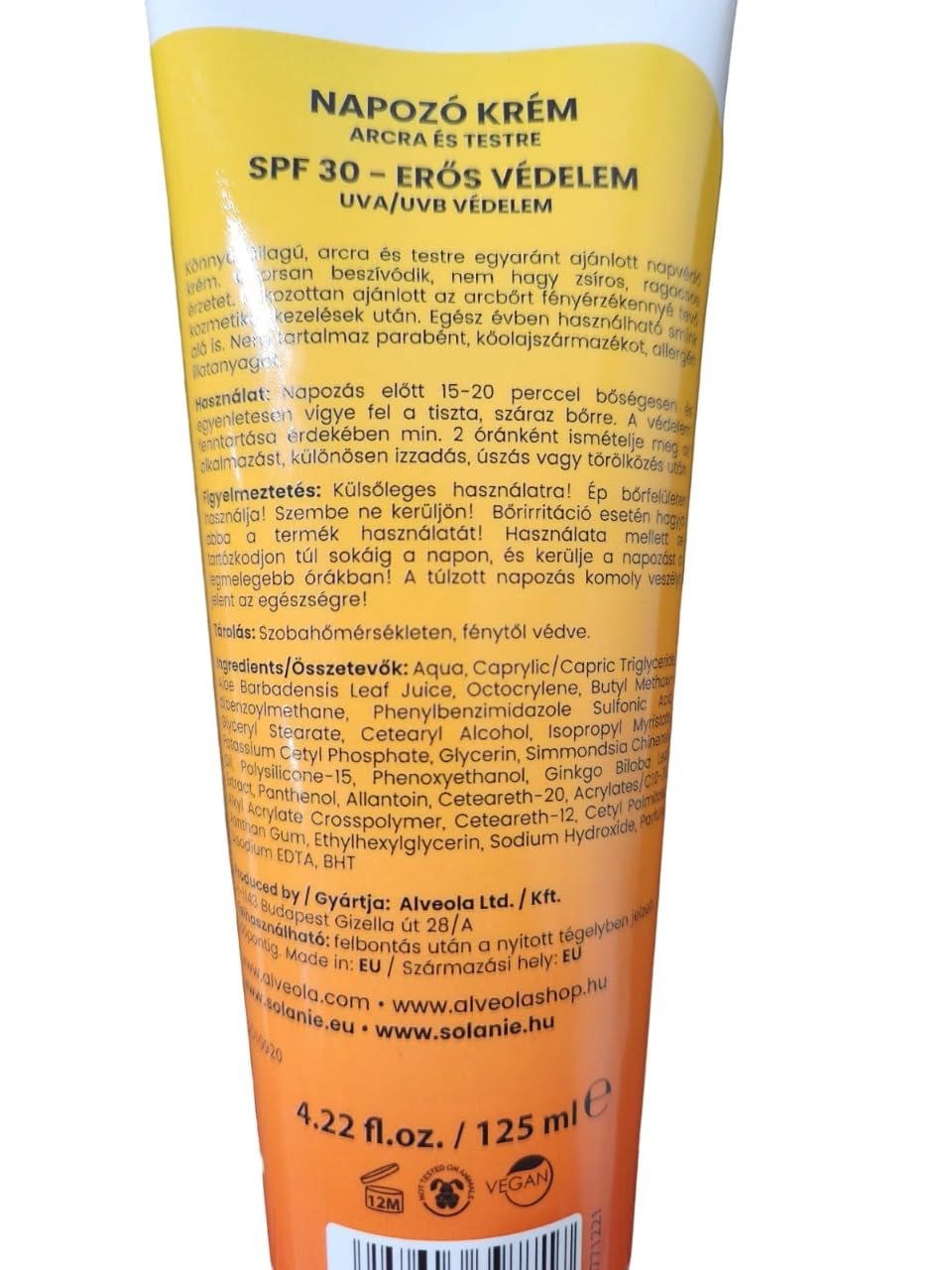 Solanie Sunscren SPF 30