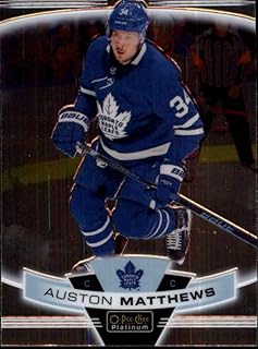 2019-20 O-Pee-Chee Platinum #10 Auston Matthews Toronto Maple Leafs NHL Hockey Trading Card