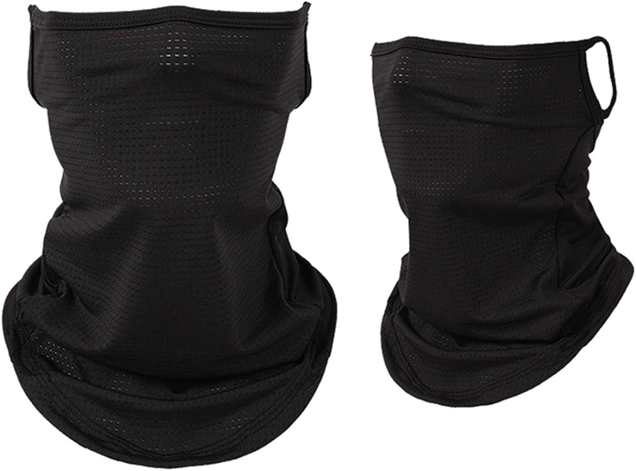 Yoption Seamless Bandana Ghost Skull Face Scarf Neck Gaiter for Dust Motorcycling Cycling Sports Festivals