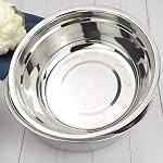 Set of 4 Mixing Bowls Stainless Steel Cooking Prep Bowls, 10.1 Inch