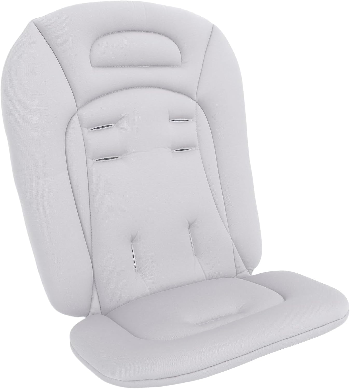 Baby Stroller Seat Cushion for Pushchair, Soft and Comfortable Mat Liner Hygienic Environment for Baby Detachable (Light Yellow) (Light Grey)