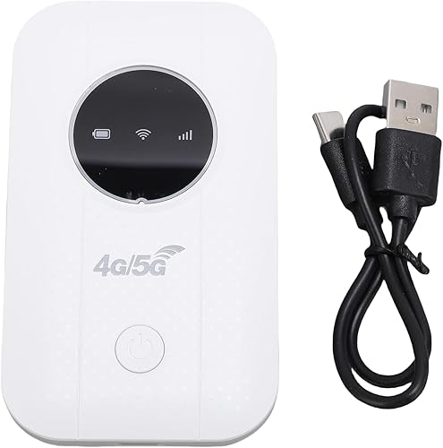 Miniatura 6 de 4G 5G WiFi Mobile Hotspot, Portable WiFi Router with SIM Card Slot 300Mbps Speed for Travel Business Camping RV
