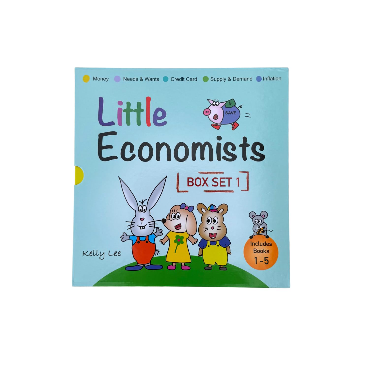 Little Economists Box Set 1 (Books 1-5: Money, Spending Wisely, Credit Cards, Inflation, Supply & Demand. Financial Literacy Books for Ages 4-8, Great for Classrooms, Homeschoolers, Teachers, Parents) - Image 2