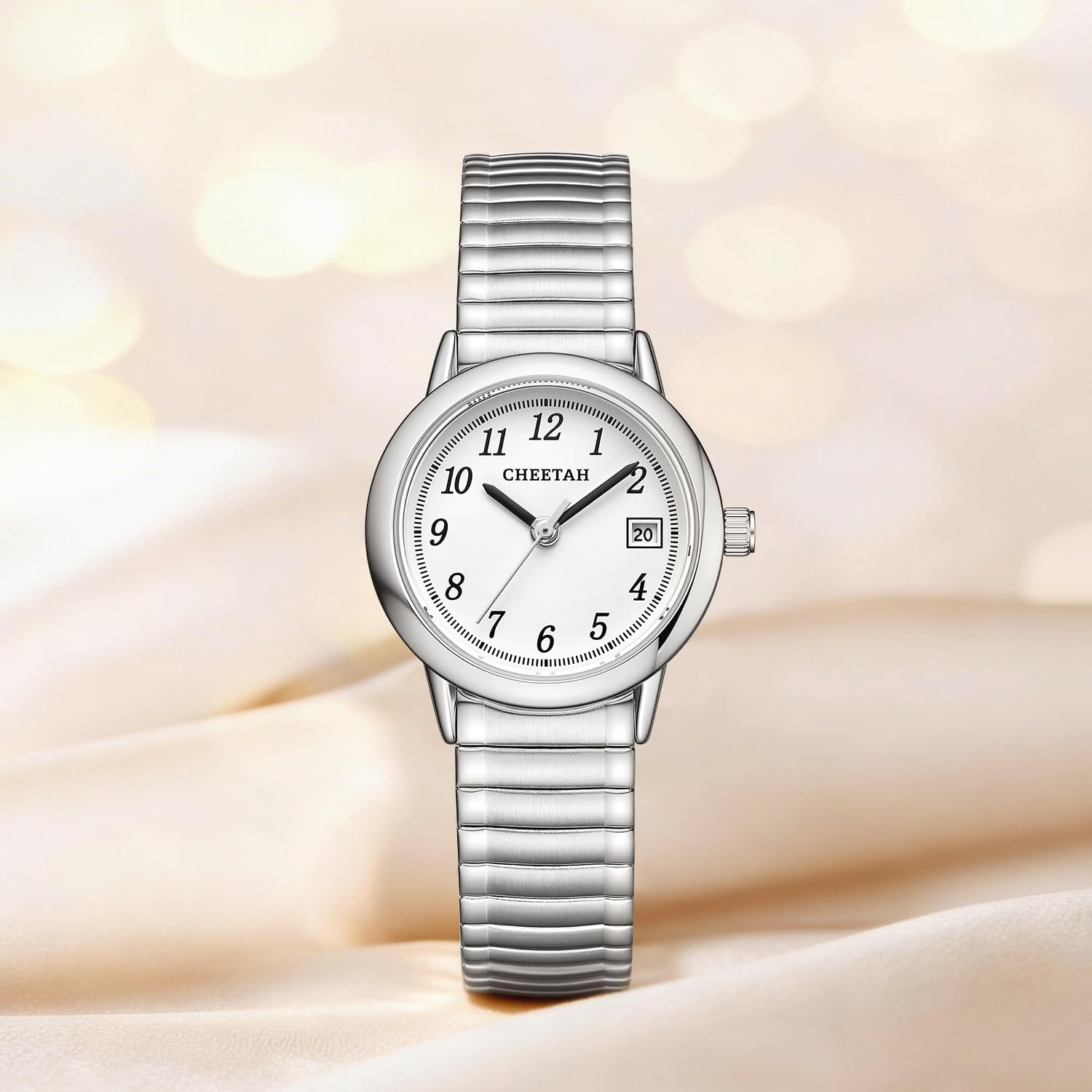 CHEETAH Gold Quarz Damen Uhren 3ATM Wasserdicht Luxus Armbanduhren Minimalistische Casual Geschenke für Frauen Schwester Mama