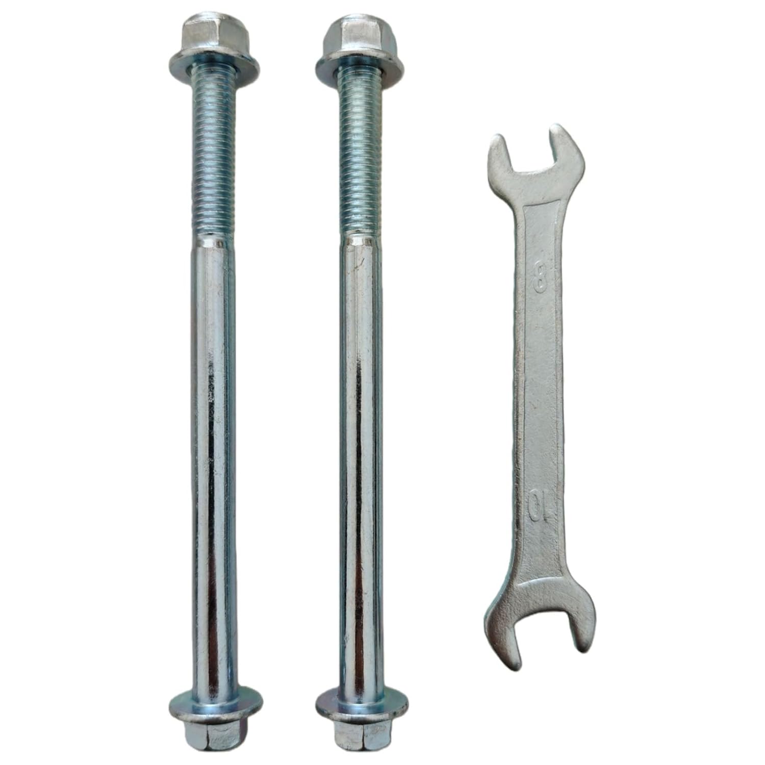 2Pcs M8 Engine Mount Bolt Set M8 x 115mm for Pit Dirt Bike Motor Motorcycle 50cc 70cc 90cc 110cc 125cc 140cc ATV Dirt Quad Bike Pit Bike Top & Bottom Mount Bolts